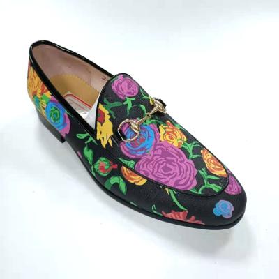 China Other New Style Holiday Custom Flower Leather Male Party Wedding Shoes Italian Wholesale Price Luxury Designer High Quality for sale