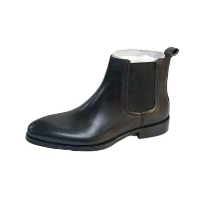 China Breathable Business Black Brown Boot Office Fashion Leather Formal Elegant Shoes for sale