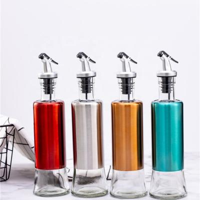 China Household Products Kitchen Maker Stainless Steel Cooking Spice Oil Dispenser Bottle Seasoning Pot for sale