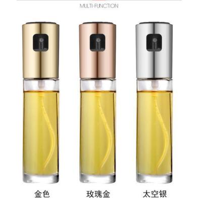 China Premium Food Stainless Steel Oil Dispenser And Sprayer Olive Oil Bottles For Kitchen BBQ Glass Grill for sale