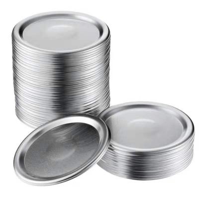 China Non Spill 70 Mm 86mm Stainless Steel Sprouting Mason Jar Canning Lids for sale