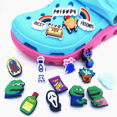 China Wholesale Clog Charm Friends Party Gifts Clog Shoes Charms Shoes Decoration For Charm Shoe for sale