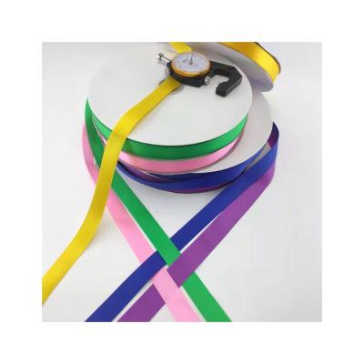 China Environmentally Friendly Gift Wrapping Ribbon Fast Flower Delivery Ribbon Multicolor Polyester Ribbed Webbing for sale