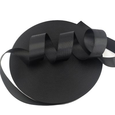 China Stain Black Dense Pattern Viable Thickened Strap 3.8CM Nylon Strap Men's Cross-Shoulder Straps Single Nylon Beach Shoes Strap for sale