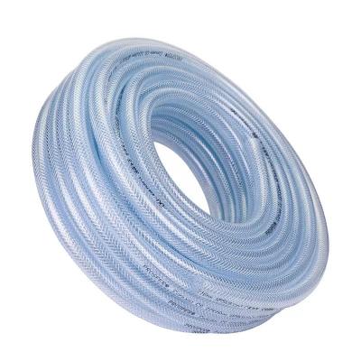 China Soft 1/6 Transparent PVC Fiber Braided Net Hose Reinforced for sale