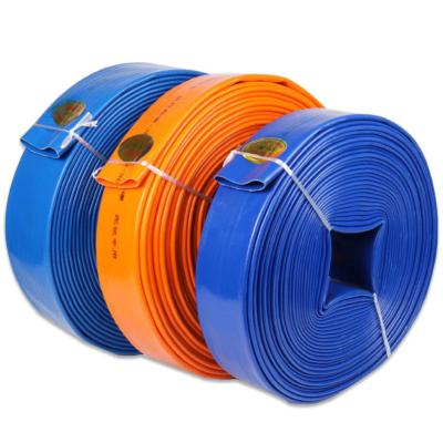 China Durable PVC Flat Lay Plastic Hose Flexible Water Irrigation Garden Hose Pipe for sale