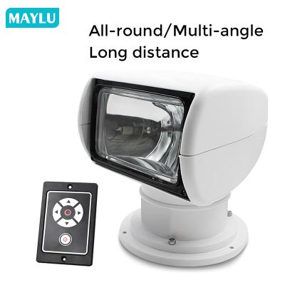 China Yacht 100W 12V Marine Remote Spotlight For Sale, Yacht Xenon Spotlight With Remote Control for sale