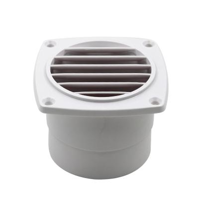 China High Quality Plastic RV Air Vent Canopy RV Round Air Vent ABS Canopy Grill Cover PP Ventilation for sale