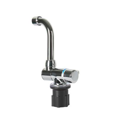 China Universal High Quality Swivel Folding Kitchen Stainless Steel Traditional Faucet Hot And Cold RV Water for sale