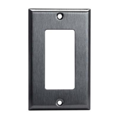 China Easy Installation Shanghai Linsky 1 Strip Wall Switches Cover Stainless Steel Decorative Wall Plate for sale