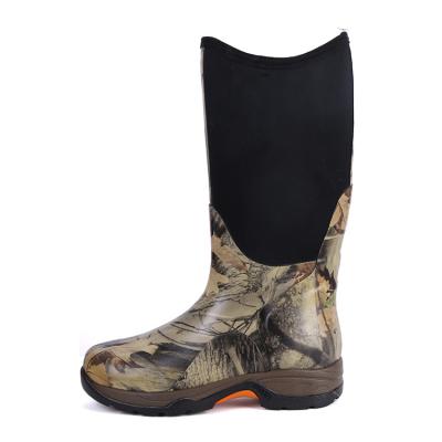 China Anti-Smell Exported Wholesale Custom Mens Hunting Rubber Boots for sale