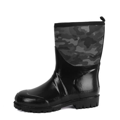 China Wholesale Customized Good Size Anti-odor Camouflage Rocky Hunting Boots Rubber for sale