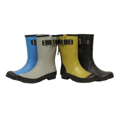 China Wholesale Ladies Non Slip Rain Boots High Quality Rubber Rain Boots Waterproof Resistance Rain Boots for sale