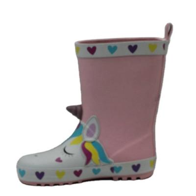 China CUSHIONING Child Fashion Rubber Cute Neoprene Rubber Rain Boots for sale