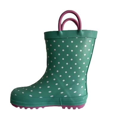 China China Market Round Waterproof Neoprene Winter Kids Rubber Baby Customize Horse Wholesale Child Riding Rain Boots for sale