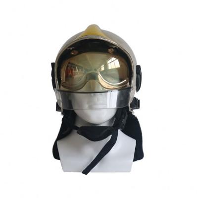 China Factory wholesale wide vision waterproof flame retardant safety helmet for fire fighting FTK-Q/A for sale