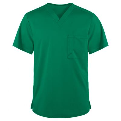 China Breathable Factory Direct Custom Men's Hospital Scrub Uniform Short Sleeve Clinic Custom Nursing Scrub Tops for sale