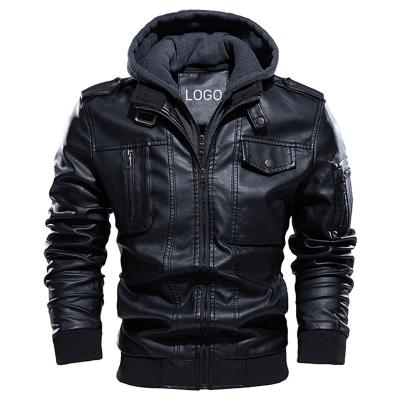 China 2022 New Arrival Winter Vintage Motorcycle Riding Biker Coats Viable Custom Made Mens Faux Leather Jackets OEDM for sale