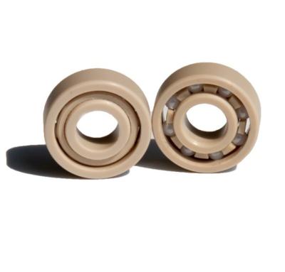 China High temperature peek plastic bearing 603, 604, 605, 606,607,608,609 for sale