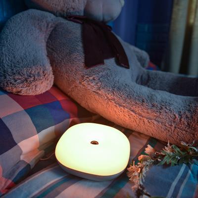 China 3-Level Shine Body Sensor Wall Light Touch Rheostat Round Shape Night Light with RGB Light Gesture Control for sale