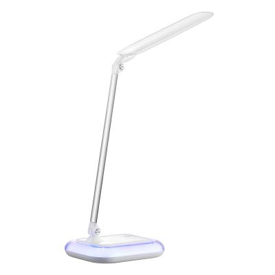 China Eco-friendly Touch Control Aluminum Colorful Arm LED Desk Lamp RGB Lighthome Office Study Reading Table Lamp for sale