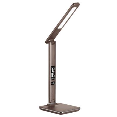 China High Quality Eye-Care Foldable Swing Arm Foldable Table Lamp with Time Calendar Display for Office Study for sale