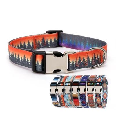 China Durable 2 Pieces Customized Unique Logo Designer Western Soft Dog Collars For Small Medium Large Puppy Dogs for sale