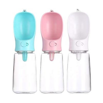 China Amazon Factory Wholesale Travel Outdoor Portable Plastic Dog Viable Hot Selling Drinking Water Bottle for sale