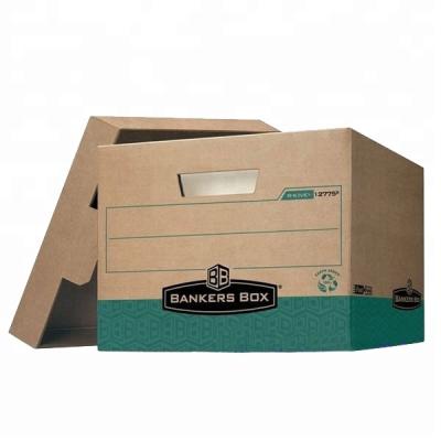 China Recyclable Virgin Kraft Paper Corrugated Archival Cardboard Box For Packing And Shipping for sale