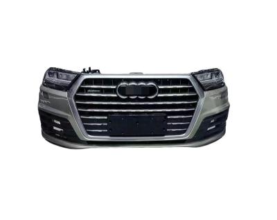 China Plastic original hot selling Q7 Car Bumpers For Audi Q7 Front Bumper Grille Bumper Lamp hood Grille Body Kits 2016 2017 2018 2019 2020 for sale