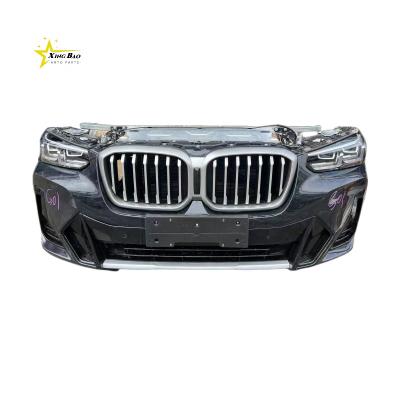 China For bmw X3 G01 X4 G02 original used high quality for bmw X3 G01 X4 G02  front bumper full assembly with headlight  bodykit for sale