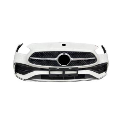 China Plastic hot selling original Body Kits for Mercedes Benz C Class W206 C200 C260 2022+ Kits Front Bumper assembly for sale