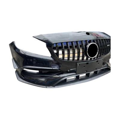 China W176 A45 A200 Hot sale Car bumpers for Mercedes BENZ A-Class W176 upgrade A45 Amg Style Car Bumper with grille Side Skirt for sale