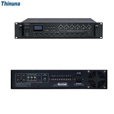 China Multi Channel Speaker Volume Control System PA System Professional Power Audio Amplifier Mix Match For Sound Mixer With Wireless BT for sale