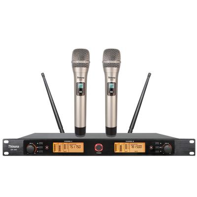 China No Thinuna UR-200 Dual Channels UHF Handheld Wireless Microphone for sale