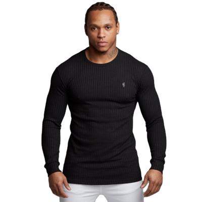 China Breathable Soft And Comfortable Sports Mens Bottoming Casual Slim Long Sleeve Shirt Sports Tops For Men for sale