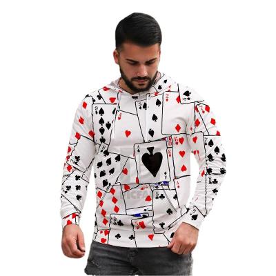 China 2021 new Anti-wrinkle street style 3D plus size men's hoodies pullover hoodies factory direct selling long sleeve 3D print skull for sale