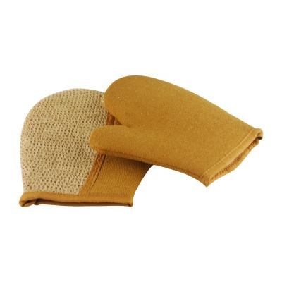 China EXFOLIATE Natural Sisal Fiber Body Spa Glove Exfoliating Bath Scrubber Shower Glove for sale