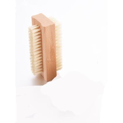 China NAIL Factory Customize Nature Sisal Nail Brush Bamboo Wood Wholesale for sale