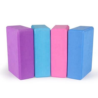 China Yoga Exercises Factory Price Eva Foam Custom Printed Eco-friendly EVA Yoga Block Yoga Brick for sale