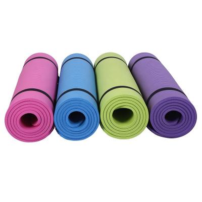 China Eco friendly yoga mat wholesale 10mm extra thick nbr yoga mat for sale