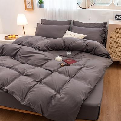 China Anti Static Bedding Set Luxury 4 Pieces / Blanket Bedding Set Set 100% Polyester for sale