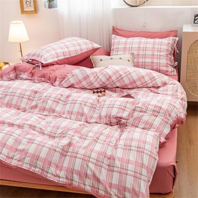 China Pretty Anti-Static 100% Polyester Bed Sheet Set 4 Piece Ultra-Soft Premium 1800 for sale