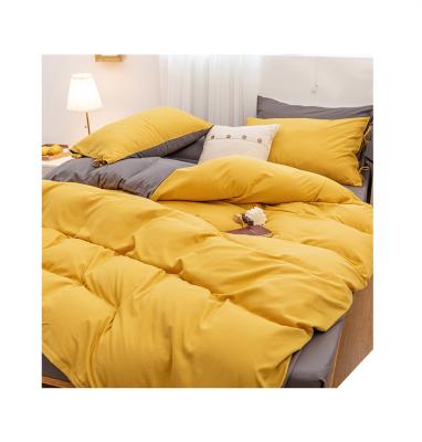 China Nondisposable 200X200 Bedding Set 100% Polyester Comforter Duvet Cover Set Bedding Set 4Pcs for sale