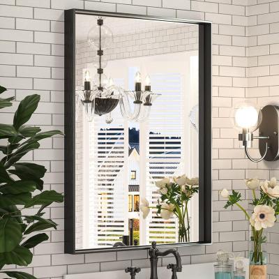 China Art Deco Rectangular mirror wall decoration, symmetrical bathroom mirror, bedroom mirror, stylish vanity mirror for sale