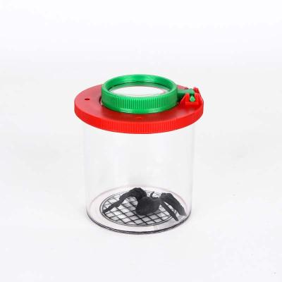 중국 ABS+PS+PMMA Insect Acrylic Box Lens Insect Viewer Magnifier Double Plays Magnifying Glasses For Children 판매용