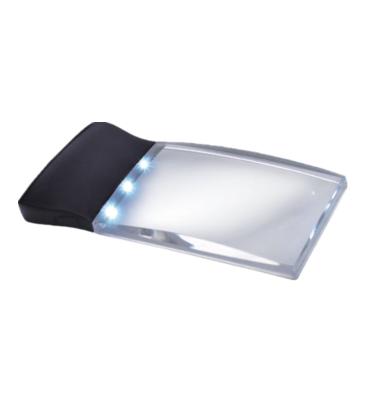 Κίνα Hot Selling PMMA+ABS Factory Supply New Style 2x Magnifier Acrylic LED Screen Reading Illuminated Magnifier With 3 LED Lights προς πώληση