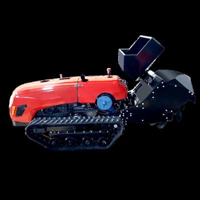 China Factory direct manufacturer rotary tiller rubber crawler tracks rotary cultivator with cheap price for sale