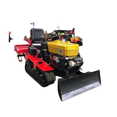 China Factory Accessories 20hp 25hp 30hp Freestanding Rotary Crawler Tiller Cheap Price for sale