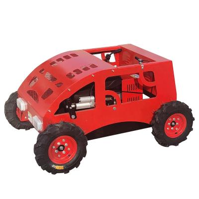 China 2021 4-Stroke 4WD 4x4 Wheel Lawn Mower Robot Lawn Mower for sale